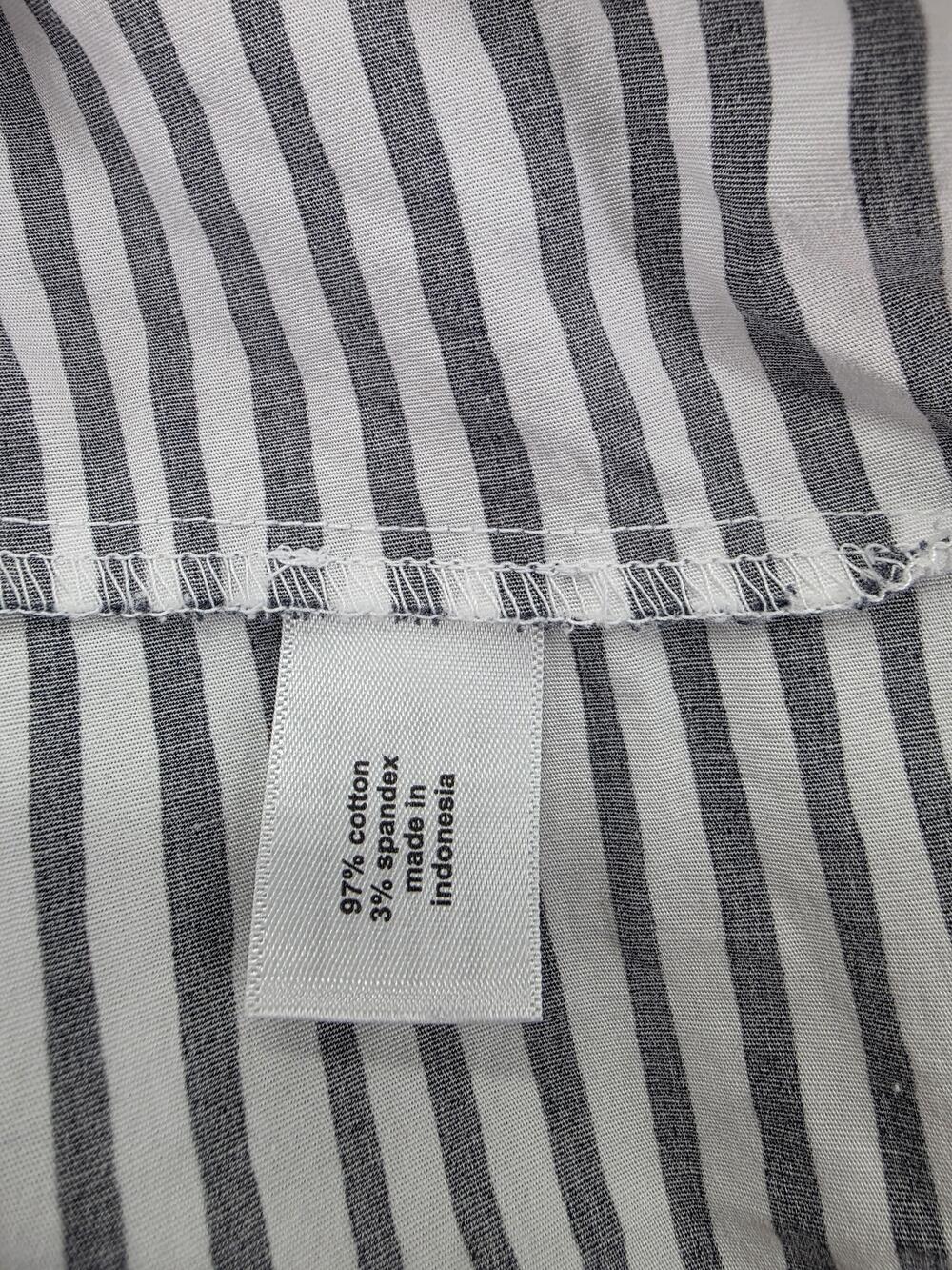 Lane Bryant Shirt Dress Womens 26 Plus Black White Striped Collared Long Sleeve - Picture 6 of 7